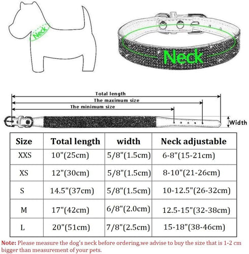 Microfiber Pet Dog Collar Leashes Set, Reflective Dog Collar, Double-Layer Soft Leather for Small Medium Dogs