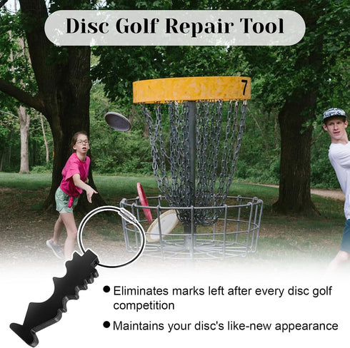 CIATBYYJ Repair Tool for Disc Golf, Portable Disc Golf Edge Maintenance Tool, Light Blue Flying Discs Maintenance Tools