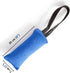 Dingo Gear Tug Toy for Dog Training, Agility Tug of War, French Linen Dog Bumper with Handle, 8" Blue