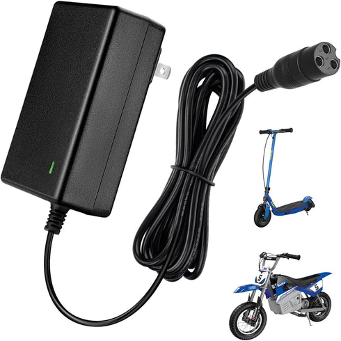 KAVCENT 24V Electric Scooter Razor Charger for Razor MX350 Dirt Bike MX400 Dirt