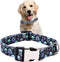 Cute Adjustable Dog Collar for XS, Small, Medium, Large Dogs, Soft Nylon with 3D Print Multicolor Patterns for Girls,