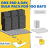 100-Pack 34'' 28'' 6-Layer Powools X-Large Puppy Pads - x Pee Pads for Dogs Potty Training with Leak-Proof Quick-Dry