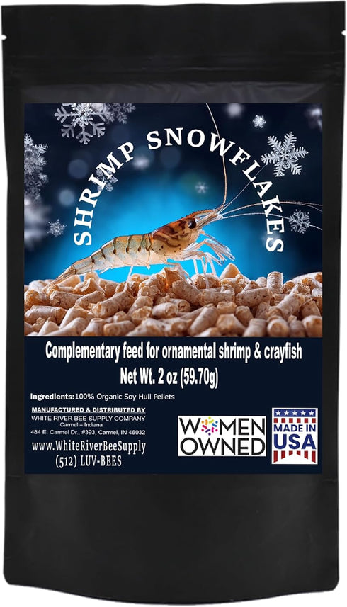 White River Bee Supply (2 oz) Shrimp Snowflakes