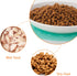 Dorakitten Ceramic Cat Food Plates, Wide Bowls for Wet Food, Shallow Dishes for Kittens with Non-Slip Mat