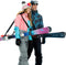Volk Ski Strap and Pole Carrier - 2 Sets per Pack, Adjustable Size for Easy Transportation of Ski Gear