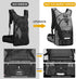 NONSAR 3L Hydration Backpack Pack with Insulated Water Bladder, Daypack for Hiking, Running, Climbing, Rave, Festival,