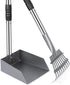 Heeyoo Dog Pooper Scooper, Dog Poop Tray and Rake Set, Pet Waste