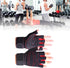 RiToEasysports Fitness Gloves, Non Slip Microfiber Silicone Palm Breathable Ottoman Back with Wrist Wrap
