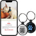 Joytale Genuine Heavy Duty Leather Dog Collars for Small Dogs, Soft Metal Buckle, QR ID Tag, Black, S