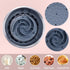 Bestalk Soft Silicone Slow Feeder Dog Bowls Insert, Fits Basic and Elevated Bowls for Small to Large Dogs (Grey, XL)