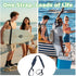 Backpack 3 Pack Beach Chair Straps - Heavy Duty Rocking Camping Chair Carrier, Adjustable Hands-Free Shoulder Straps