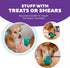 Outward Hound Double-Tuff Interactive Treat Stuffer Dog Chew Toy, Durable Medium Dog Toy, Blue