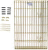 MidWest Homes for Pets Foldable Metal Dog Exercise Pen, 24'W x 36'H, Gold Zinc with Door