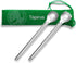 Tapirus Long Spork and Spoon Set | Stainless Steel Eating Utensils for MRE Bag, Ideal for Hiking
