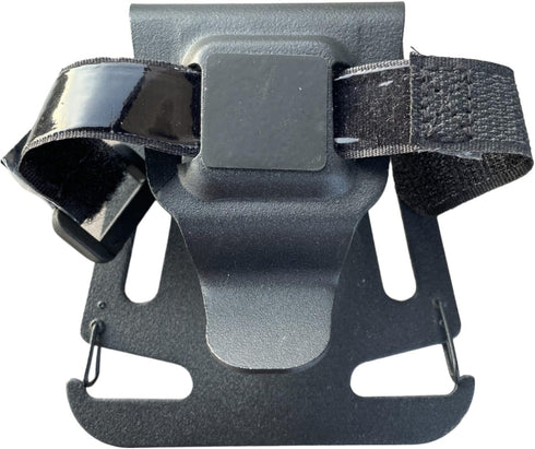 Golf Metal Landing Pad I Magnetic Cart Attachment or Bag Clip for Quick Use of Golf Gear & Accessories - Velcro Strap