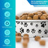 30 Pieces Disposable Dog Bowls, 16 oz Paper Food Bowls for Small Dogs, Travel Bowls for Feeding Dogs and Cats, Printed