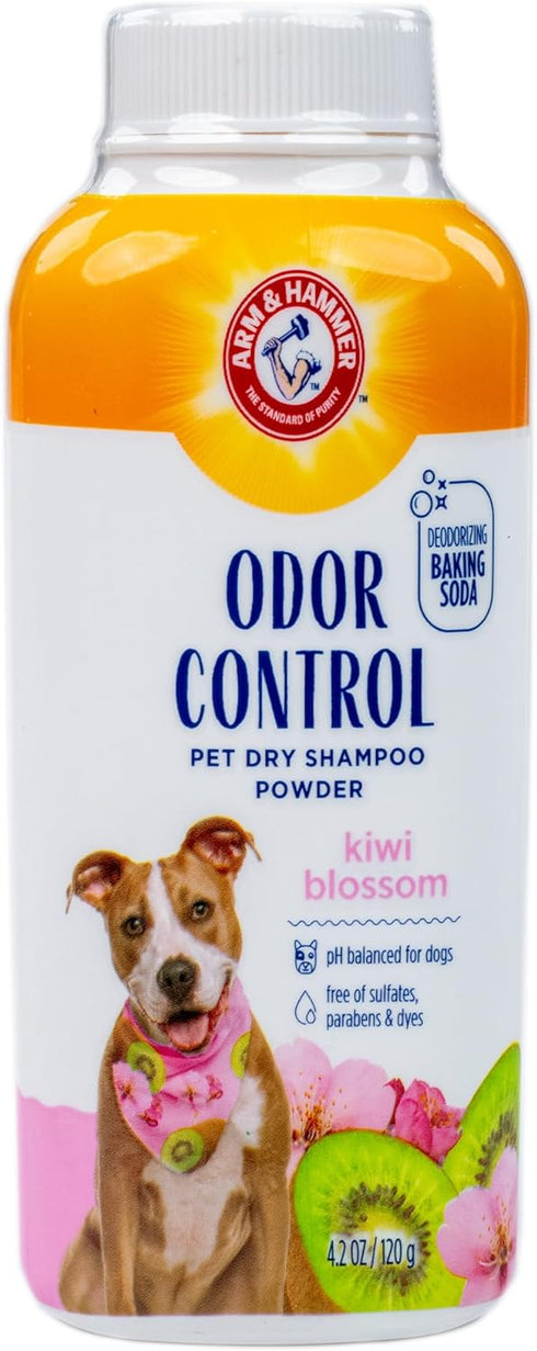Arm & Hammer for Pets Odor Control Dry Shampoo Powder for Dogs