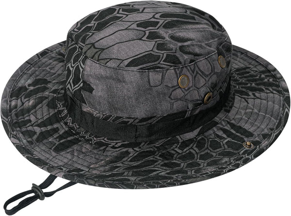 Rosoz Sun Hats for Men Women Boonie Bucket Hat UPF 50+ Wide Brim UV Protection for Fishing Hiking