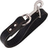 ADITYNA Short Leather Traffic Dog Leash - 12" length x 1" wide for Medium, Large, Extra-Large Breeds
