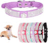 Crown Bling Dog Collar for Female Dogs, Cute Rhinestone Dazzling Sparkling Pretty Bling Crystal Diamond for XXS XS