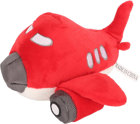 GLOGLOW Airplane Dog Toy, Plush Squeaky Chew Toy, Interactive Pet Toy for