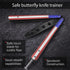 GOOD WORKER American Patriot Butterfly Trainer, Practice Balisong Knife with Dull Blade, USA Flag Design