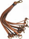 TOURBON Dove Hunting Gear Leather Carrier Duck Strap, Waterfowl Belt with 12 Drops
