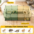 26 47.2" 23.6" 23.6",Puppy XiaZ Small Animal Playpen Panels, Guinea Pig Cages with Waterproof Mat x x Play Pen