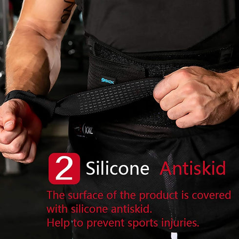 SKDK Cotton Hard Pull Wrist Lifting Straps with Neoprene Cushioned Padded Grips for Weightlifting, Bodybuilding