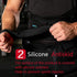 SKDK Cotton Hard Pull Wrist Lifting Straps with Neoprene Cushioned Padded Grips for Weightlifting, Bodybuilding