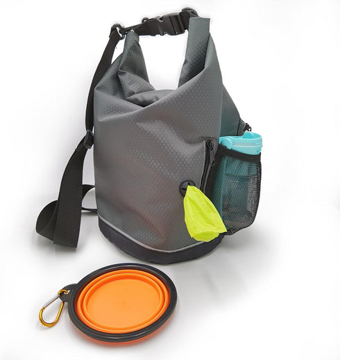 350ml 30 10 lbs Waterproof Roll Top Pet Dog Food Travel Organizer Storage Bag Trash Bag Dispenser for Trips Outdoor