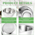4 Pack Stainless Steel Dog Bowls, 8 Inch Basic Metal Food and Water Dish for Small Large Dogs, Puppy