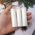 yueton 30 Pieces Disposable Compressed Cotton Washcloth Magic Portable Camping Wipes Towels with Tube Carrying Case