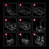 Acrylic Fish Breeding Box for Aquarium - Transparent Hatchery Divider with Suction Cups for Fishes, Shrimp, Guppy (7.2"