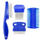 4 Different Flea Combs, Stainless Steel Round Teeth Dog Cat Lice Combs, Durable Fine Tooth Pet Tear Stain Remover Tool,