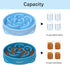 MateeyLife Large Slow Feeder Dog Bowls, 2PCS Anti-Choking Puzzle Bowls, Non-Slip for Large Breeds, 4 Cups