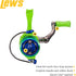 Wally Marshall Speed Shooter Spinning Reel, Size 75, One-Piece Graphite Frame, Right/Left-Hand Retrieve, Graphite