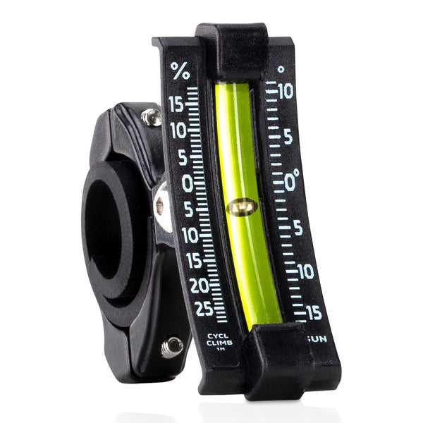 Sun Company CyclClimb - Bike Inclinometer | Handlebar Slope Meter for Bicycles