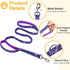 DAGANXI Adjustable Dog Collar, Soft Neoprene Padded Reflective Strip Nylon Collar for Small Medium Large Dogs
