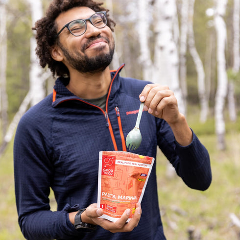 Backpacking Backpacking GOOD TO-GO Pasta Marinara (Single Serving) |Camping & Food | Just Add Water Meals | Good To-Go