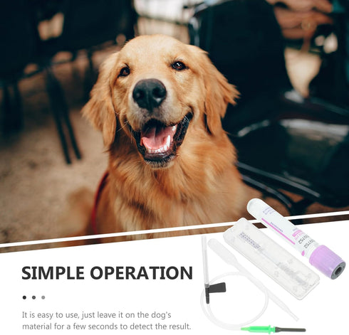 Dog Pregnancy Kit, 1 Set Fast and Accurate Detection Early Pregnancy Test Kit for Dogs and Cats
