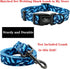 Elegant Little Tail Adjustable Dog Collar, Soft Puppy Collar with Quick Release Buckle, Shark Print