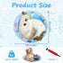 marhook Cat Water Mat Upgrade Thickened, Ocean-Themed Pet Cooling Mat for Indoort Cats, Scratch-Resistant Cat Cold Pad