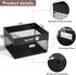 Dog Toy Basket - Large Metal Dog Toy Box for Small Dog, Personalized Storage Bin for Pet