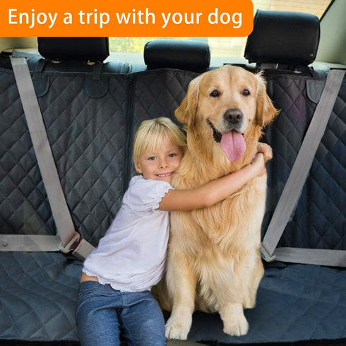 Honest Dog Car Seat Covers, Dog seat Cover with Side Flap for Cars, Trucks, and Suv's - Waterproof & Nonslip Pet Seat