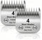 4 Skip Tooth Detachable Pet Dog Grooming Steel Blades,Compatible with Andis,Oster A5,Wahl