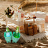 Home Queen Beach Cup Holder with Pocket, Multi-Functional Sand Cup Holder for Beverage, Phone, Sunglasses, Keys