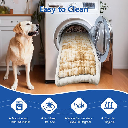 Thickened Dog Bed for Car Back Seat, Upgraded Bottom Non-SlipFits Hard Bottom car seat Cover for Dogs, Premium Mixed