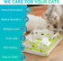 ALL FOR PAWS Interactive Cat Puzzle Feeder & Slow Feed Toy Mental Stimulation Treat Dispenser Maze for Indoor Cats