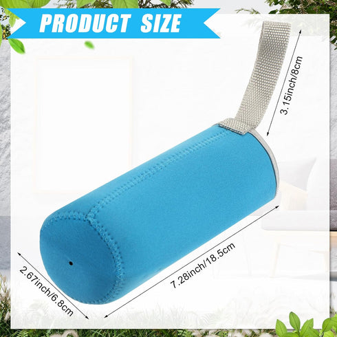 2 18 oz 19.4 oz 550 ml(Black, Zhehao Pieces Neoprene Water Bottle Sleeve - Carrier Nylon Bottle Cover for Sport